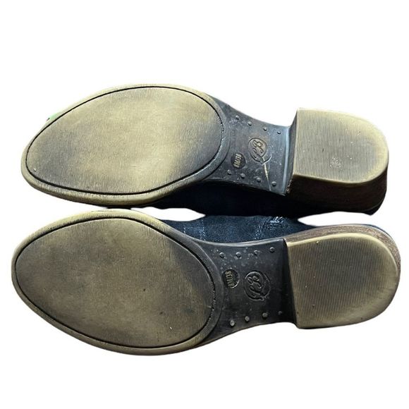 Lucky Brand Navy Blue Suede Brolley Booties Sz 8 - Picture 9 of 10